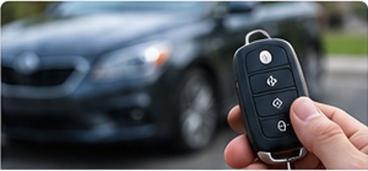 Modern automotive key fob